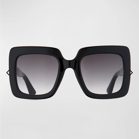 New Gucci Square Acetate Gradient Sunglasses - Picture 5 of 5
